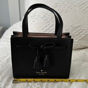Kate Spade Black Mini Bag with Tassels